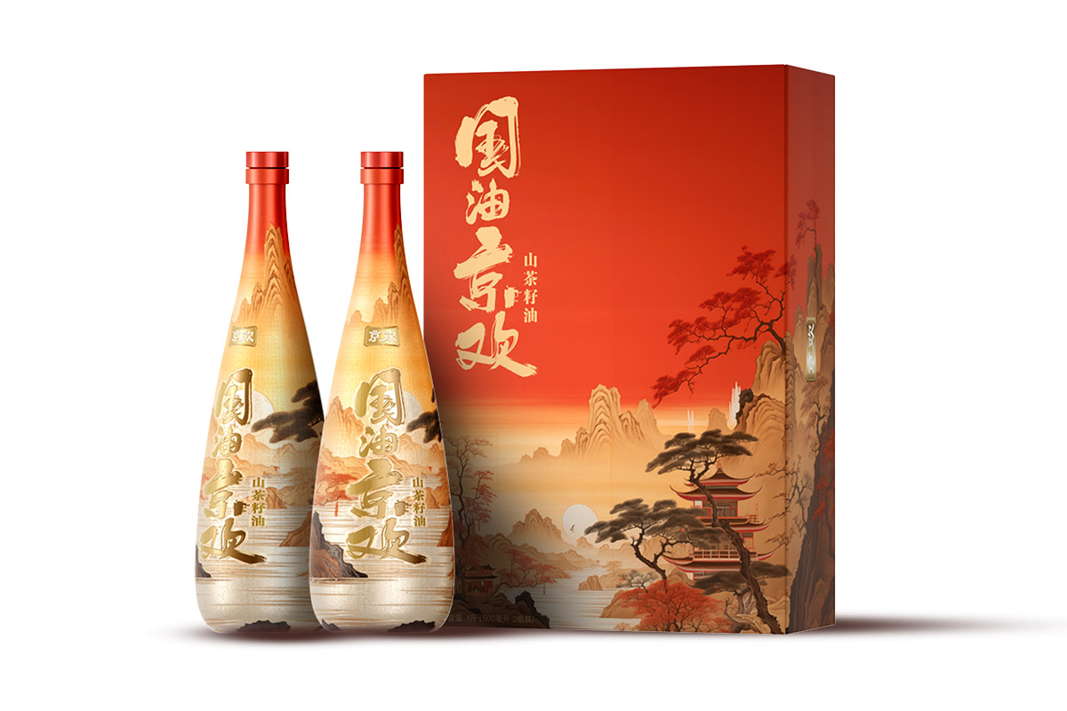 京欢山茶籽油  (浓醇原香型) 500ML*2